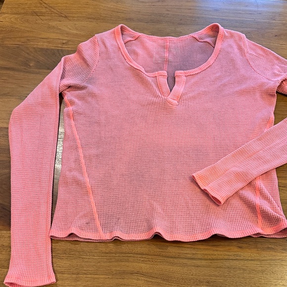 We The Free Long Sleeve Thermal Knit Top - Picture 1 of 5
